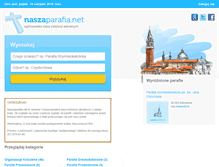 Tablet Screenshot of naszaparafia.net